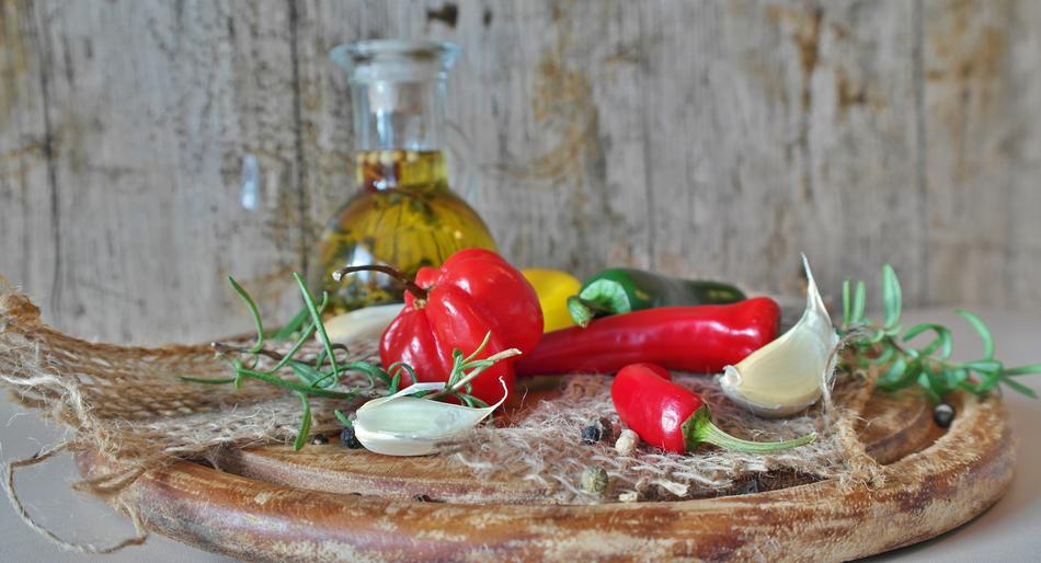 Chilli Pepper and oil