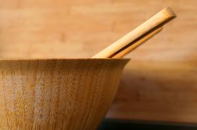 Salad wooden Bowl Servers