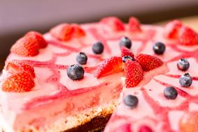 Food Blueberries cake