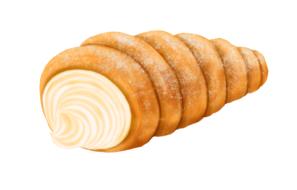 cream cone as dessert