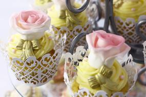 Cupcakes Decoration Sweet flowers