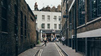 City brick houses