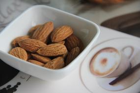 Almonds Nuts Health and coffe