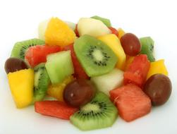 pile of colorful fruit pieces