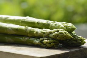 photo of fresh green asparagus