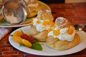 Cream Puff Pastries Bake Baked