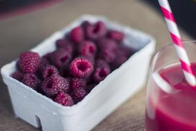 Raspberries Fruit and Drink