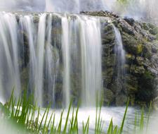 waterfall as a miracle of nature