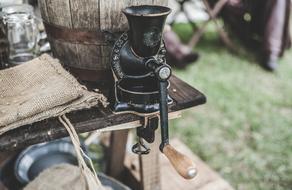 Antique rural Brand Coffee Grinder