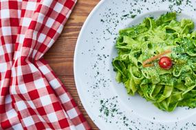 green Pasta Dough