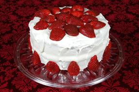 Strawberry Dessert Cake