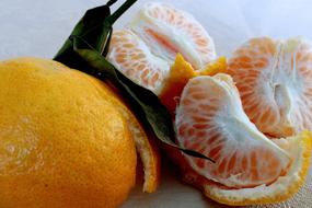 Tangerine Fruit Vitamin C