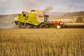 Harvest Combine machinery