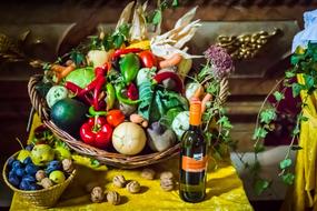 Thanksgiving Harvest at Autumn