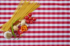 Pasta Tomato Pepper background