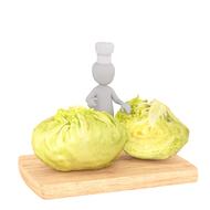 healthy white cabbage