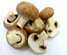 healthy Brown Mushrooms Food