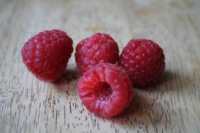 Red Raspberries Fruits Ripe