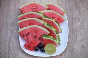 Healthy watermelon Food Fruits