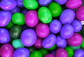 colorful Easter Candies, background