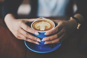 Art on Coffee Latte