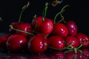 Cherries Fruit Red