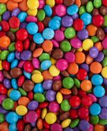 colorful candy as a buttons