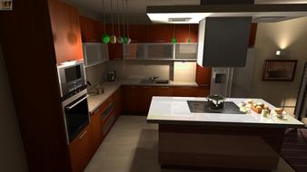 kitchen interior in modern style