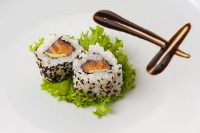 Sushi rolls Food