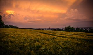 Agriculture Clouds Countryside