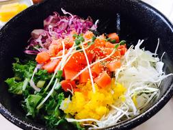 Food Hoedeopbap Salmon