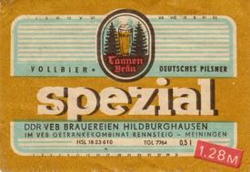 vintage beer sticker on old paper