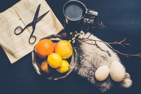 Still Life Vintage Fruit