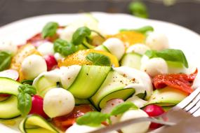 Salad Vegetarian Mozzarella