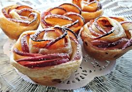 Apple Pastries Apricots Cupcake