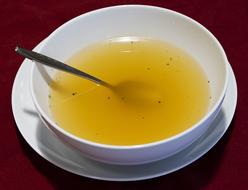 Clear Broth Soup Bowl Of