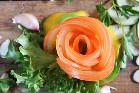 Vegetarian Ornament Food