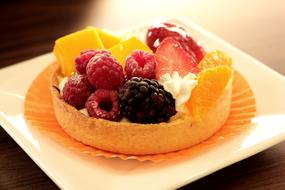 Dessert Berries Fruits Tart