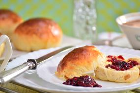 Breakfast Buttery Scones Jam