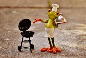 Frog Cooking Grill