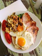 Breakfast Egg Mushroom