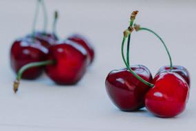 Red Cherries Fruits