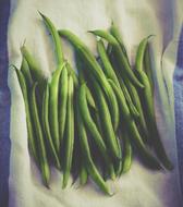 Green Beans Cloth Food