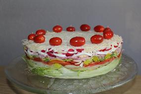 Salad Cake