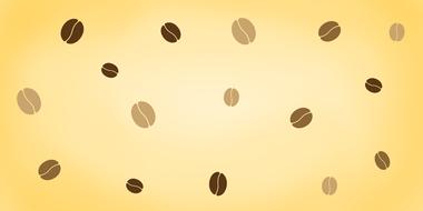 light brown coffee beans background