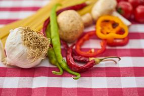 Garlic Pepper Tomato and pasta