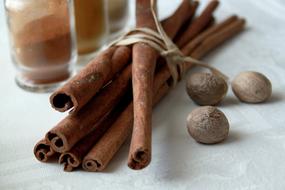 Spices Cinnamon Nutmeg
