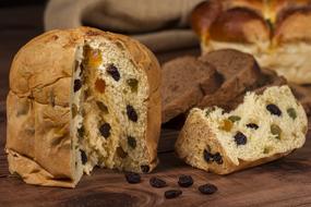 Tasty Panettone Bread food