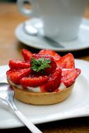 Strawberry Tart and Coffee