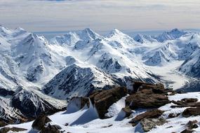 Mountains Landscape Snow New